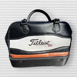 Vintage Leather TITLEIST Golf Travel/Gear Bag